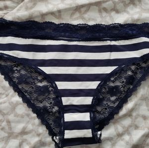 Splendies panties NWT 1x navy stripes